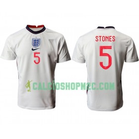 Inghilterra  Stones 5 Maglia Prima Euro 2020 Manica Corta